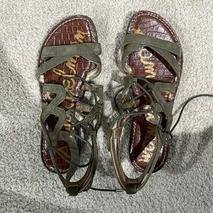 Olive green Sam Edelman sandals size 6.5